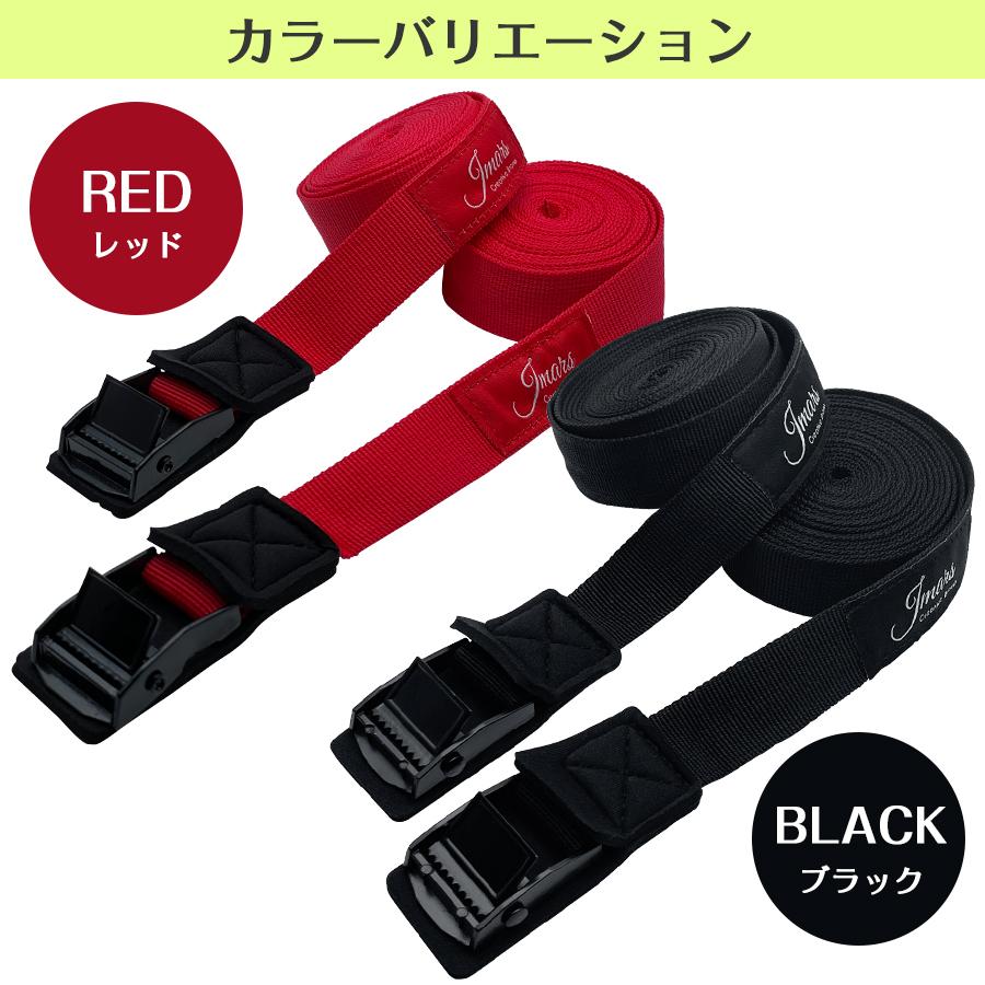 車載 荷締めベルト 3m/6m 選べる長さ 2本セット｜ルーフキャリア対応
