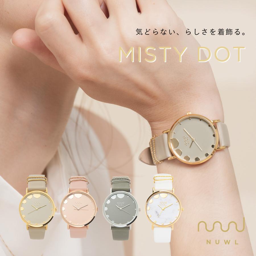 腕時計 レディース 大人可愛い ウォッチ ピンク フェミニン カジュアル シンプル プレゼント 母の日 Nuwl Misty Dot Kuronos 通販 Yahoo ショッピング