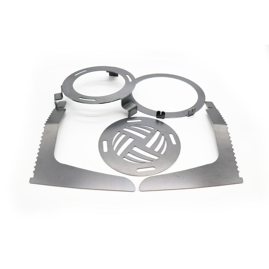 KURONOS クロノス 五徳 七輪専用五徳セット 7号用 黒皮鉄 : KURONOS