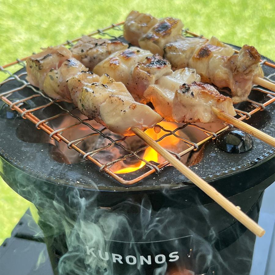 KURONOS クロノス マットブラック ミニ艶消し黒七輪 5号 手乗り