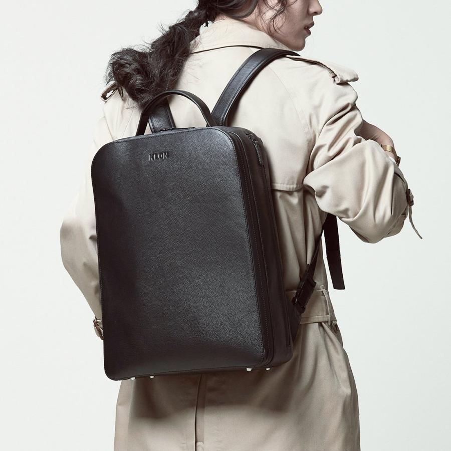 KLON STORAGE RUCKSACK (レザー・ブラック) Amazon.co.jp: [KLON] リュック メンズ レディース ビジネス
