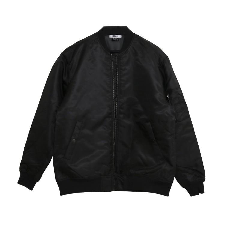 KLON MA1 アウター モノトーン シンプル ACTIVE JACKET BLACK KLON MA1 アウター モノトーン シンプル ACTIVE JACKET BLACK