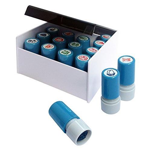 納得できる割引 新朝日コーポレーション サコス サコス ポンタンパー イラスト Ps 160s 出席印 16本セット Ps 160s A B01esuhyj2 デザインスタンプ なつみ商会 69 Offの