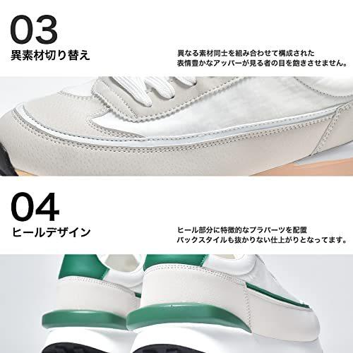 開店記念セール シュベック 厚底 スニーカー メンズ 白 黒 おしゃれ 厚底スニーカー 韓国 ブランド ローカット グリーン 26 5cm Materialworldblog Com