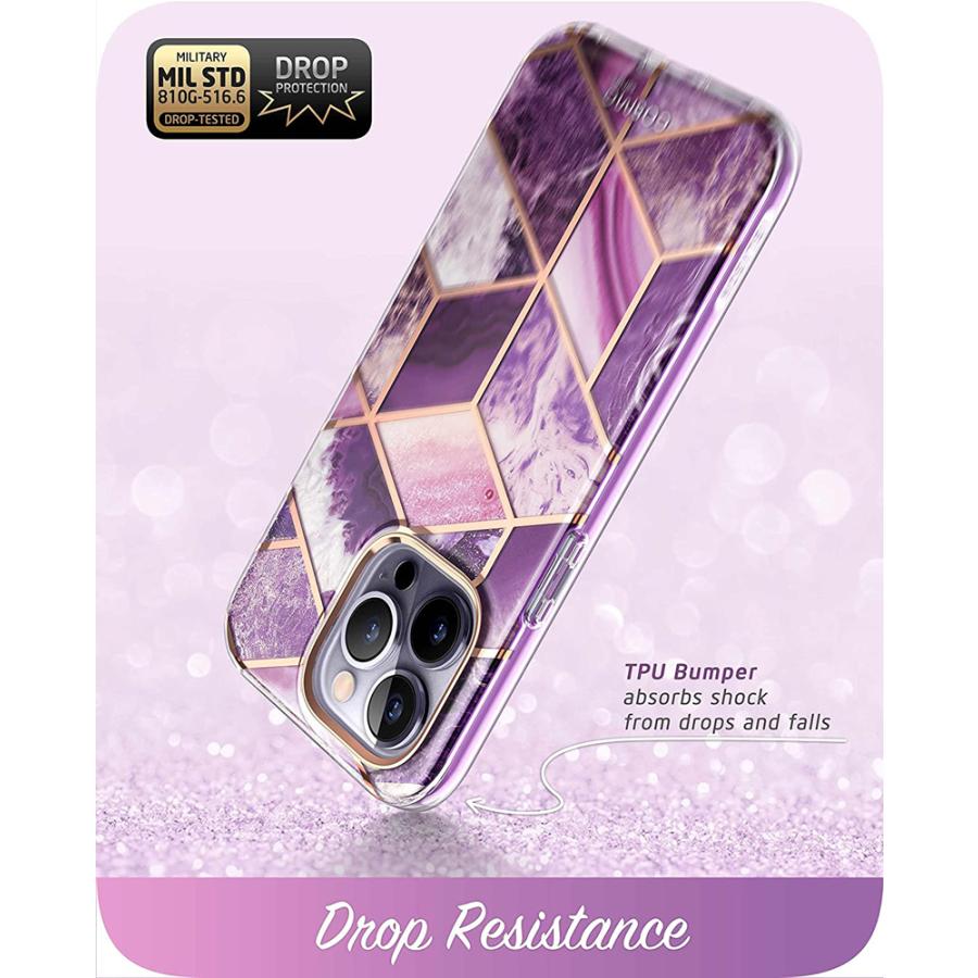 iPhone14Pro ケース 米軍MIL規格取得 マーブル 全面保護 スクリーンプロテクター 2022 ProMax Plus 耐衝撃 衝撃吸収 アイフォン14 カバー |  | 03