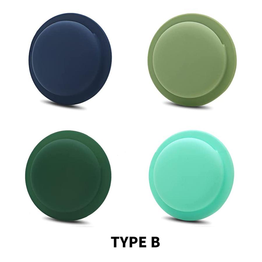 AirTag ケース 耐衝撃 4個セット シリコン 剥げ残しなし 簡単