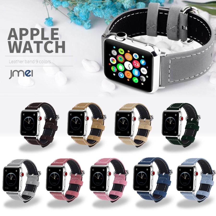買い保障できる Apple Watch バンド Series 4 44mm 40mm 38mm 42mm 本革 レザー Genuine Leather 1 2 3 対応 メンズ おしゃれ アップルウォッチ Hi Tech Boutique