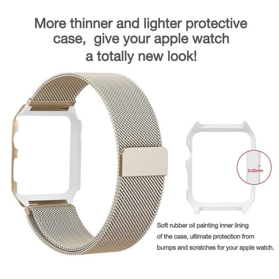 Apple Watch ミラネーゼループ ケース バンド 一体型 42mm 38mm Series 1 Series 2 Series 3 Apple Watch Nike Hermes Edition メール便 送料無料 Applewatch 19 Jmei 通販 Yahoo ショッピング