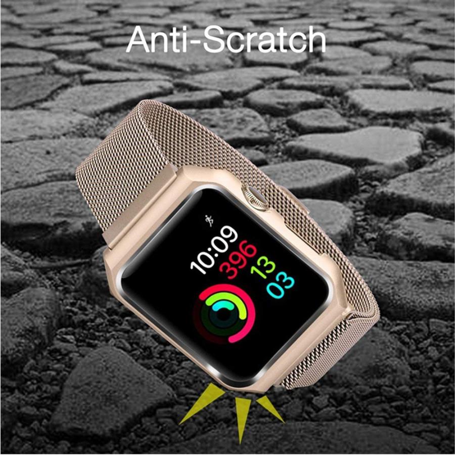apple watch ミラネーゼループ ケース バンド 一体型 42mm 38mm apple watch ミラネーゼループ ケース バンド 一体型 42mm 38mm