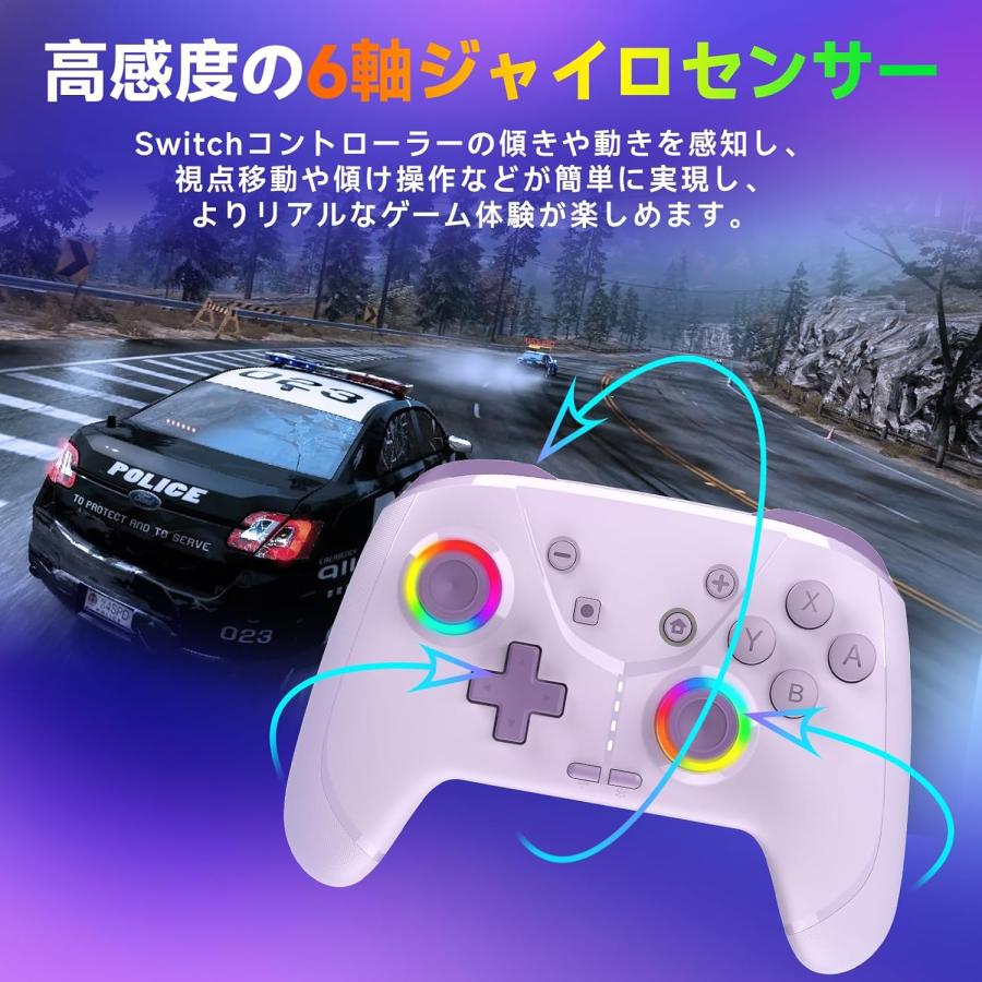 Nintendo Switch2 コントローラー 無線 背面ボタン付き マクロ機能