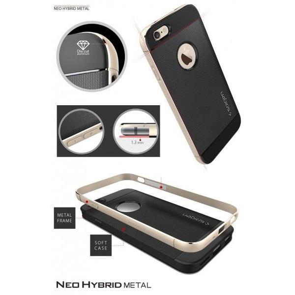 iPhone6s Plus iPhone6 Plus ケース SGP SPIGEN NEO HYBRID METAL ネオハイブリッド iphone 6s アイフォン6s プラス iphone6plus ケース iphone6sプラス カバー｜jmei｜03