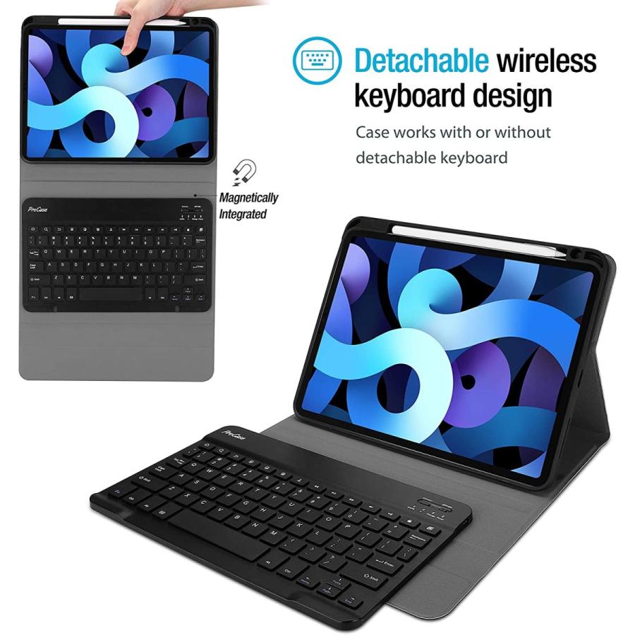 Ipad Air4 ケース Bluetooth キーボード付き 第4世代 10 9 衝撃吸収 全面保護 オートスリープ機能 傷防止 Apple Pencil 2 ワイヤレス充電対応 Ipadair4 11 Jmei 通販 Yahoo ショッピング