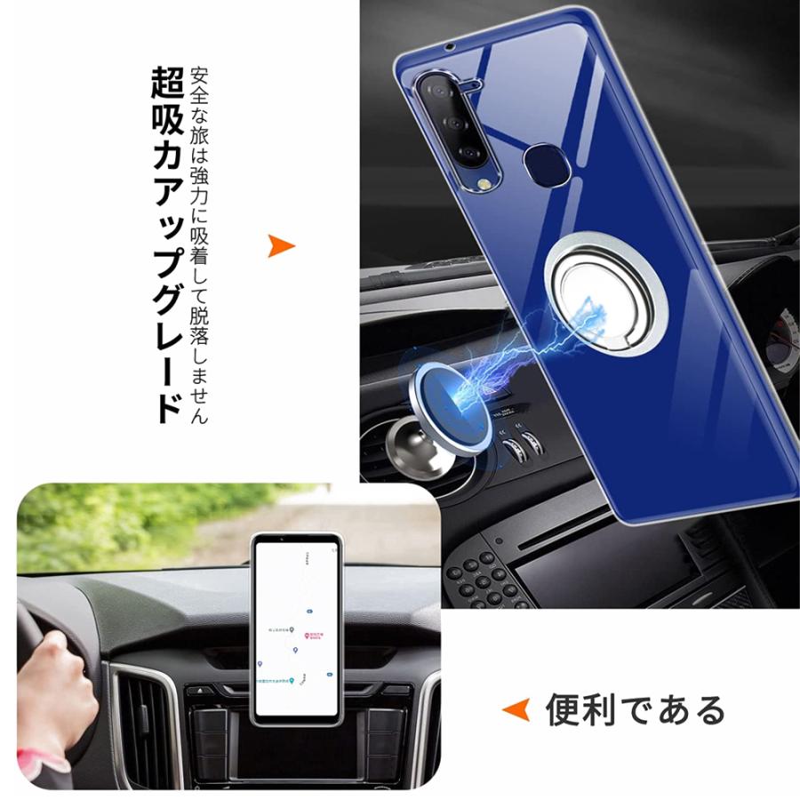 Libero 5G ケース 耐衝撃 リング付き TPU クリア リベロ カメラ保護