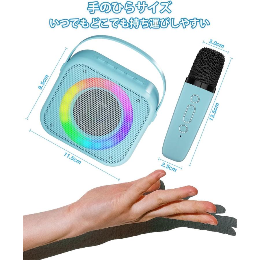 カラオケ マイク 家庭用 Bluetoothマイク2本 無線マイク カラオケ マイク 家庭用 Bluetoothマイク2本 無線マイク