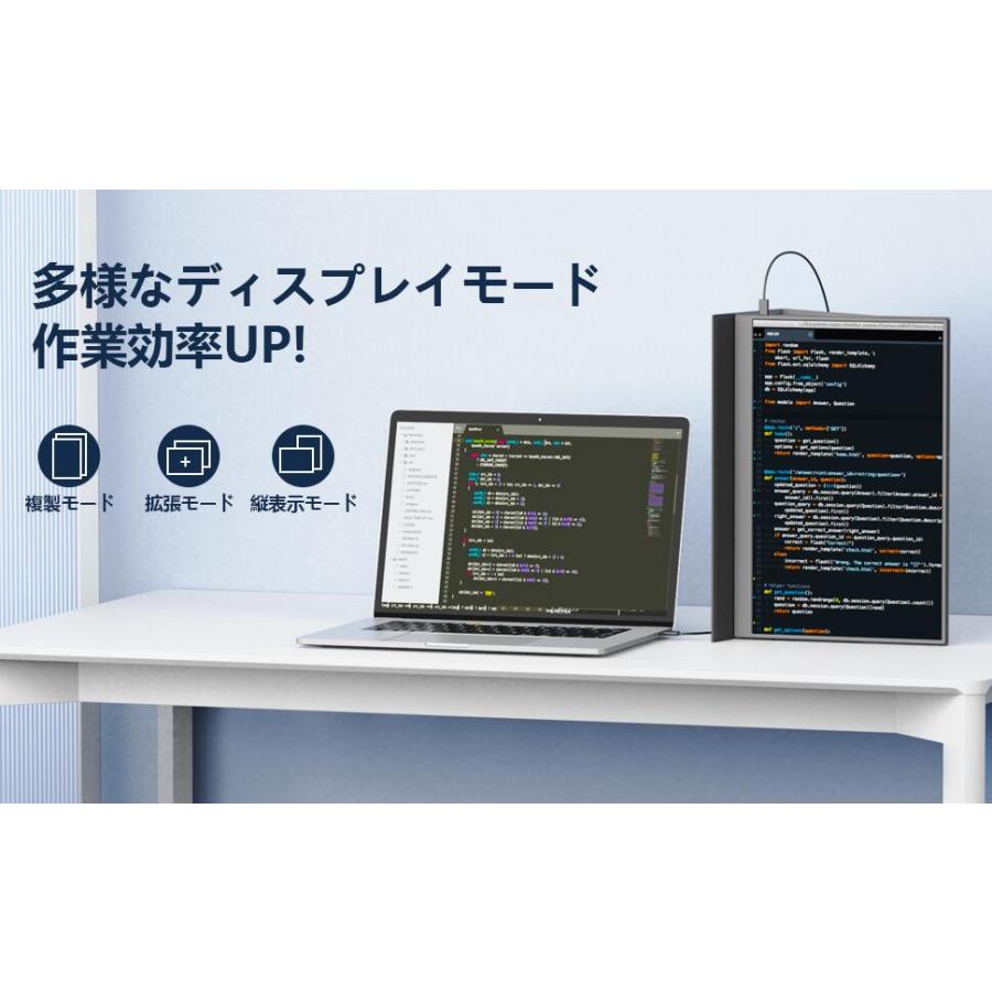 モバイルモニター 14インチ モバイルディスプレイ 1920 × 1200 モバイルモニター 14インチ モバイルディスプレイ 1920 × 1200