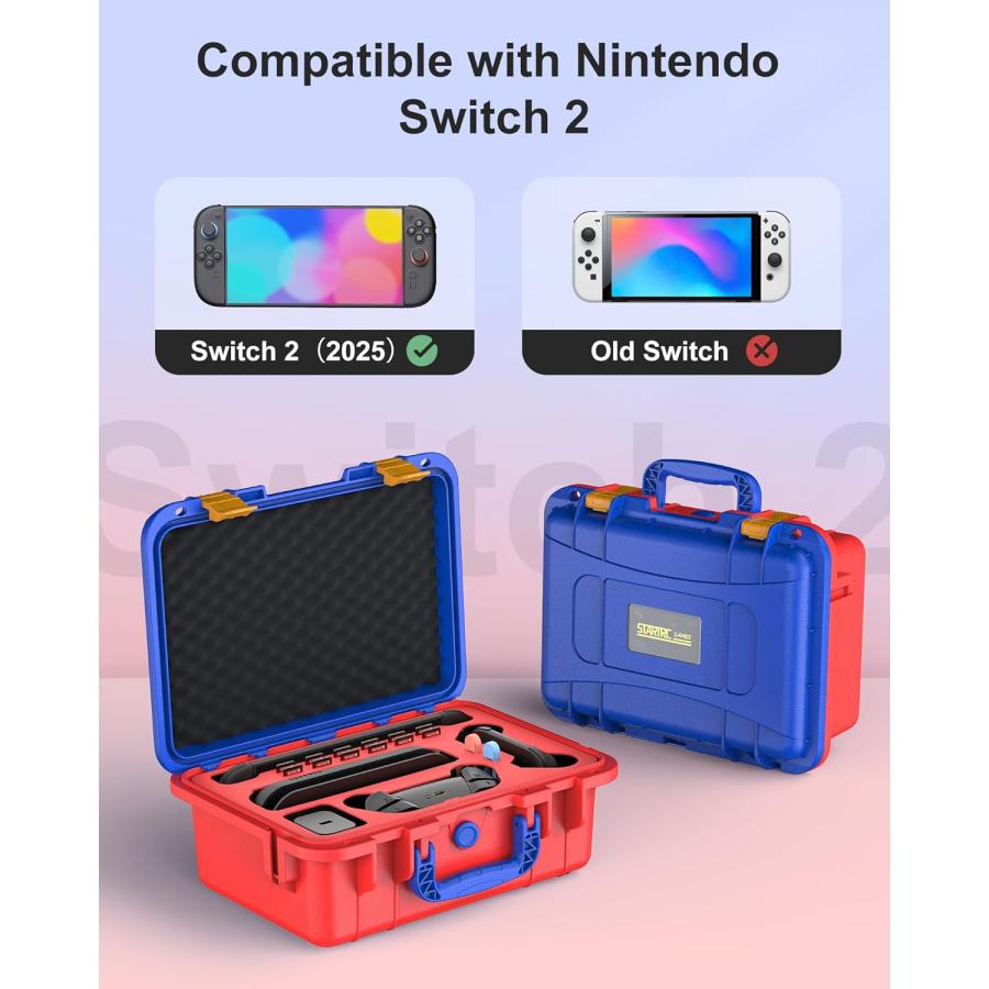 Nintendo Switch 2 収納ケース スイッチ2 キャリングケース 防水