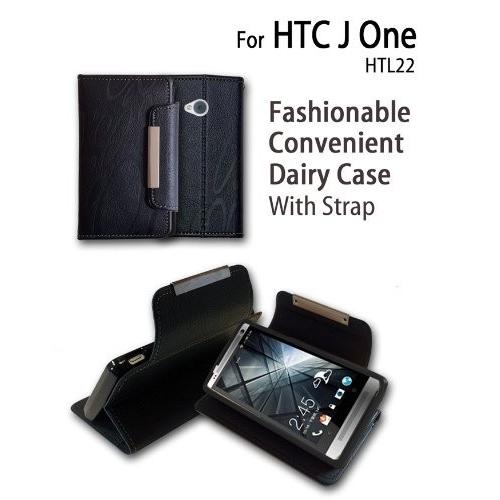 HTC J One HTL22 レザー手帳ケース Dandy オレンジ(無地) htc バタフライ htl23 ケース htl23 カバーHTCJ HTCJOne エイチティーシー ワン｜jmei｜06