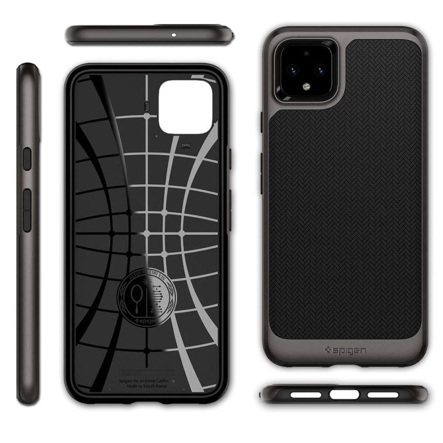 Google Pixel 4 ケース 衝撃吸収 Spigen Neo Hybrid 二重構造