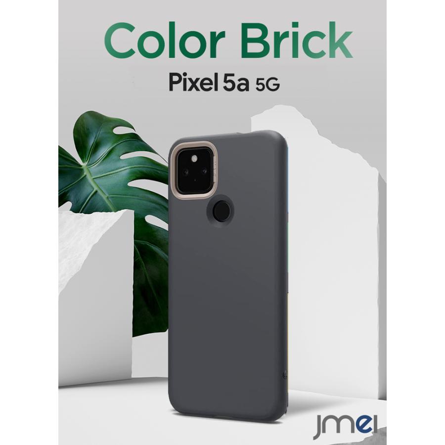 Pixel5a ケース 5G TPU セシル シュピゲン カラーブリック 米軍
