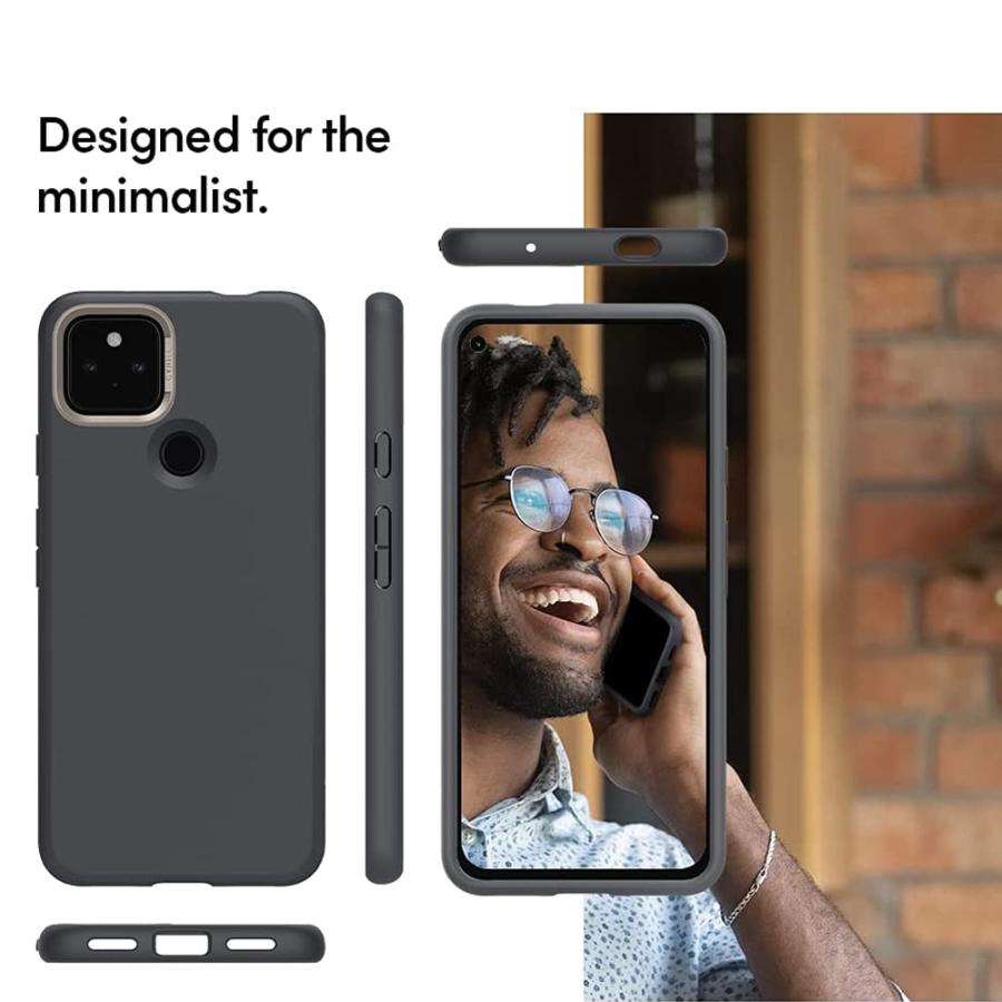 Pixel5a ケース 5G TPU セシル シュピゲン カラーブリック 米軍