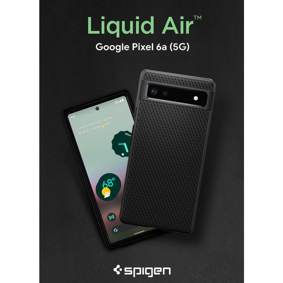 Pixel6a ケース TPU 米軍MIL規格取得 シュピゲン リキッドエアー