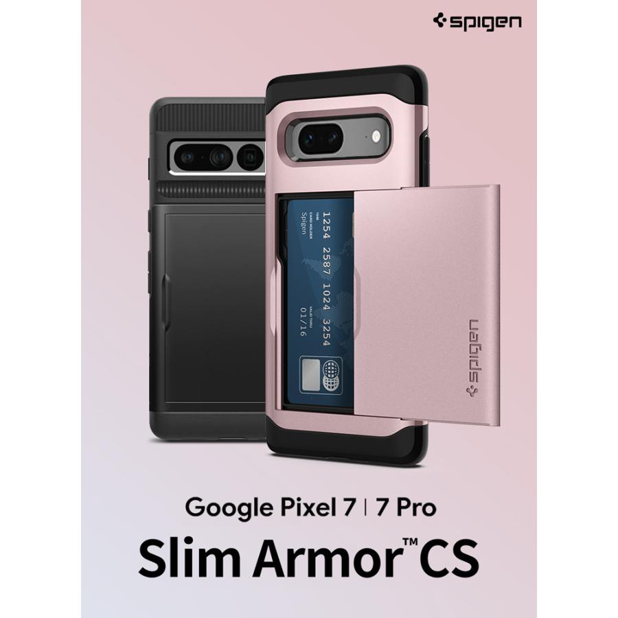 Pixel7 ケース Pro カード収納 米軍MIL規格取得 シュピゲン スリム