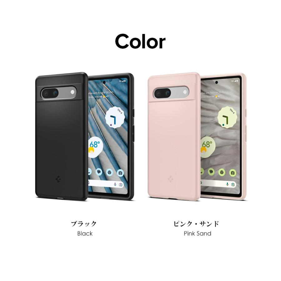 Pixel7a ケース 耐衝撃 シン・フィット シュピゲン 極薄 レンズ保護