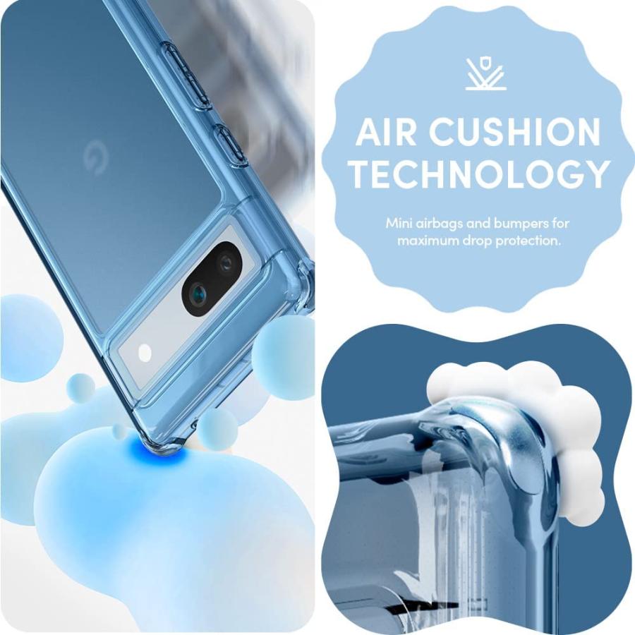 pixel7a 保護ケース付 Pixel7a ケース 耐衝撃 ウルトラ・シアー シリル シュピゲン