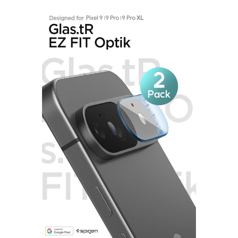 Google Pixel 9 Pro用 保護フィルム 貼り付けキット付き 2枚入 Google Pixel 9 Pro用 保護フィルム 貼り付けキット付き 2枚入