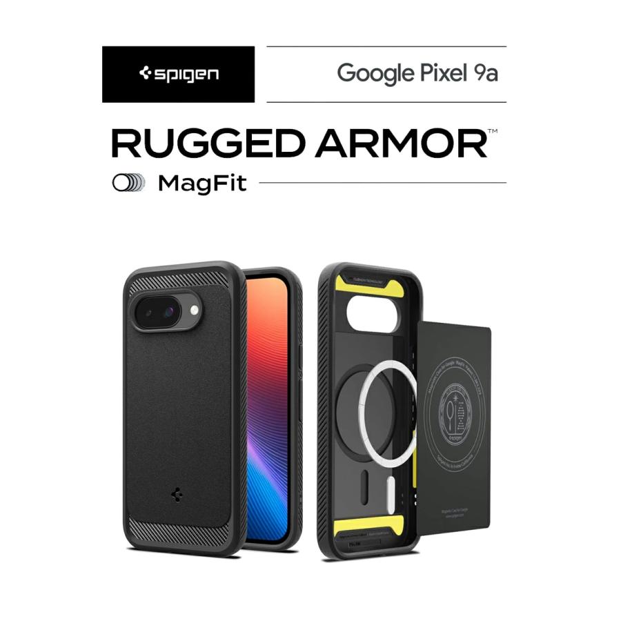 Pixel 9a ケース 耐衝撃 Magfit対応 ラギッド・アーマー・マグフィット