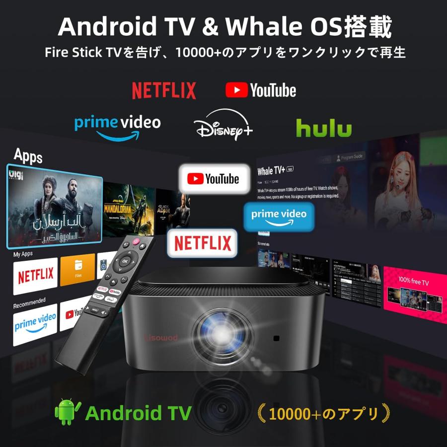 プロジェクター 家庭用 小型 ホームプロジェクター 高輝度 天井投影 短距離投影 楽天市場】プロジェクター 小型 天井投影 家庭用 電動フォーカス