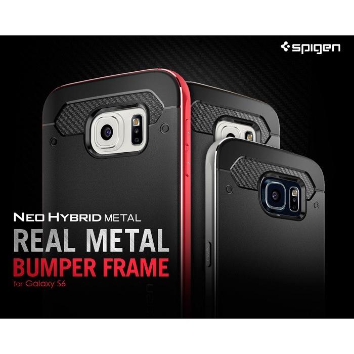 Galaxy S6 SC-05G SPIGEN シュピゲン NEO HYBRID REAL METAL BUMPER ケース スマホ カバー docomo ギャラクシー ドコモ スマホケース スマートフォン｜jmei