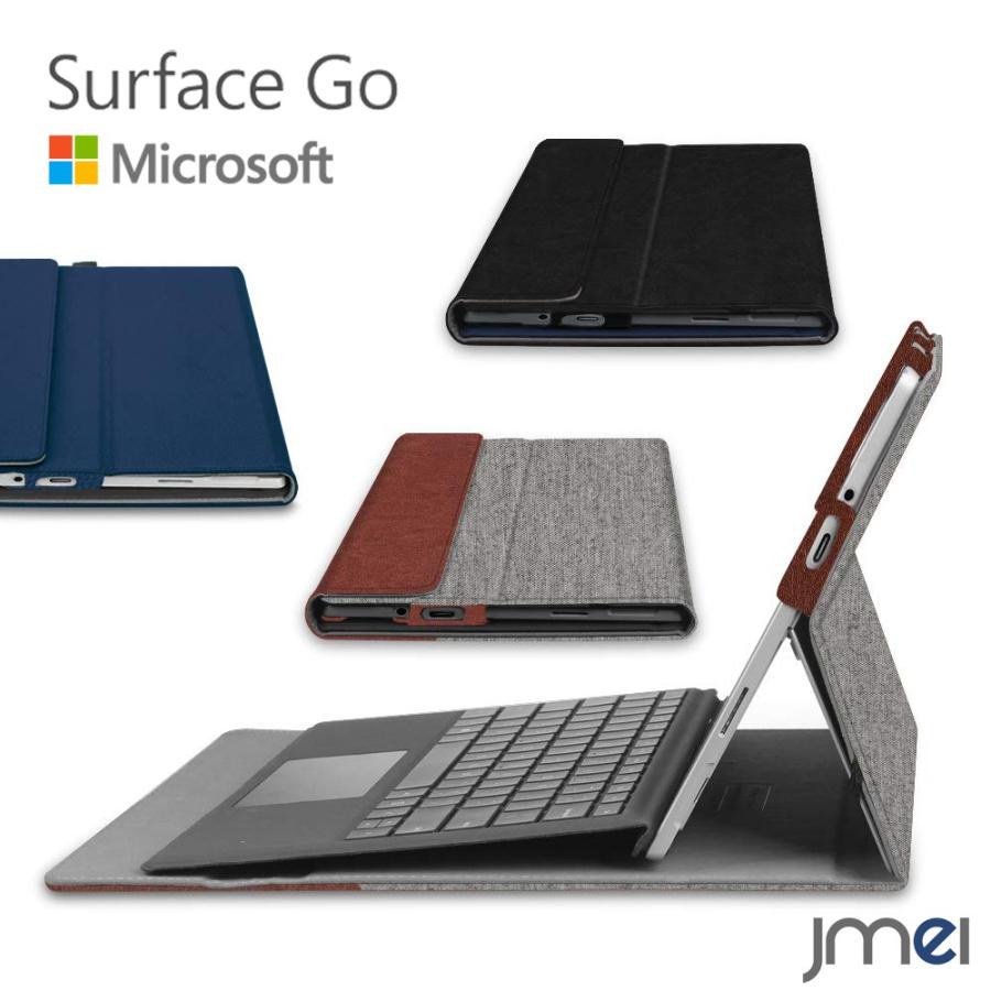 Surface Go ケース 衝撃吸収 特売 ペンホルダー付き 放熱設計 軽量 限定モデル 液晶保護 サフェイス 薄型 カバー スタンド機能 タブレットPC アウトポケット付き