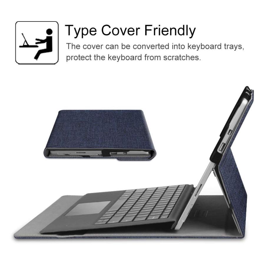 Surface Pro 7 ケース スタンド ペンホルダー付き Pro7 放熱設計