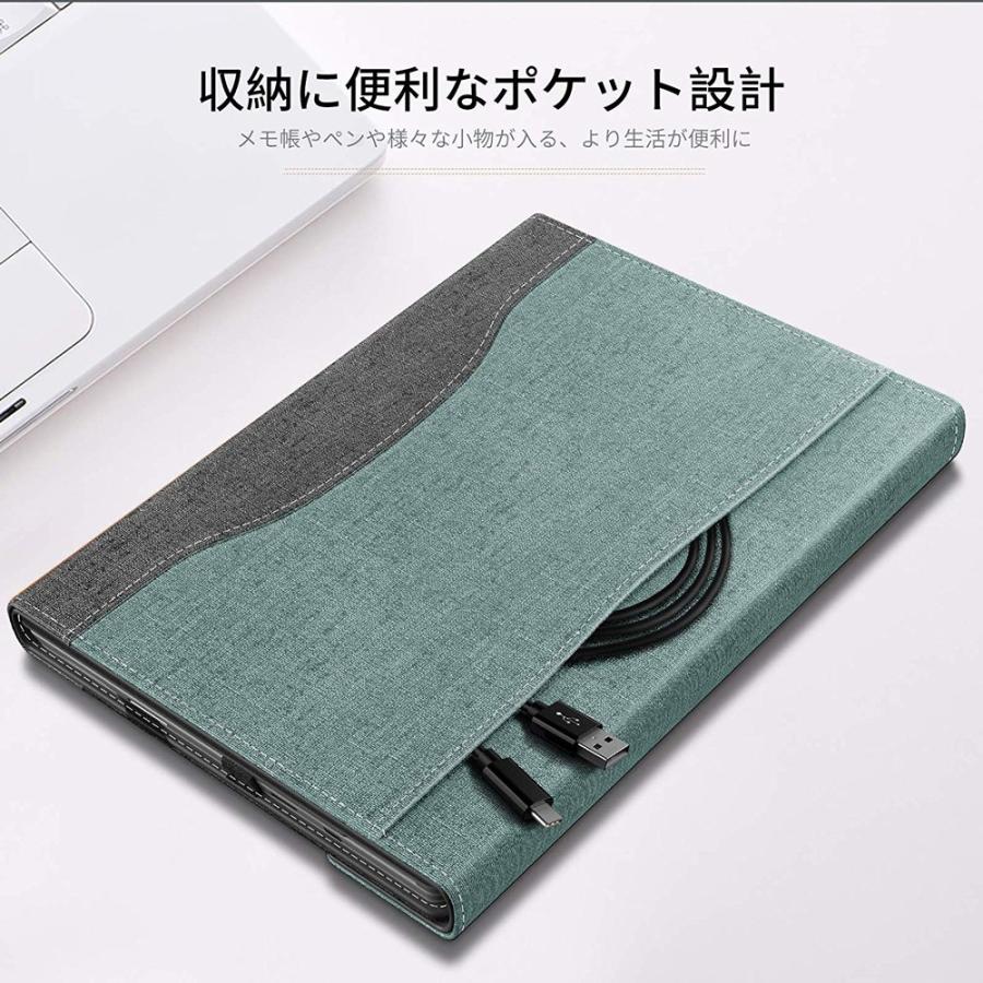 Surface Pro 7 ケース 耐衝撃 ペンホルダー 全面保護ケース