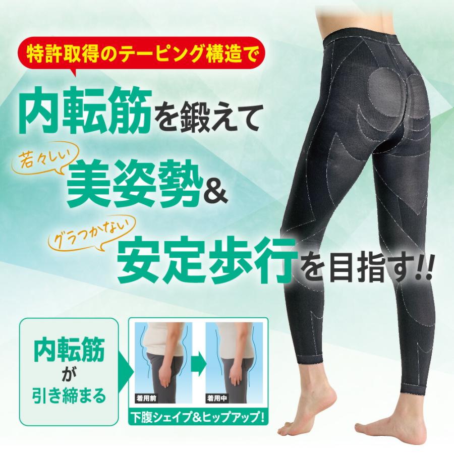 メーカー公式サイト】 武田美保監修 内転筋スパッツ 2枚組 男女兼用