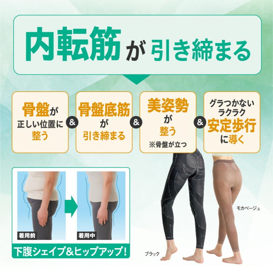 【メーカー公式サイト】 武田美保監修 内転筋スパッツ 2枚組 男女兼用 |  | 03