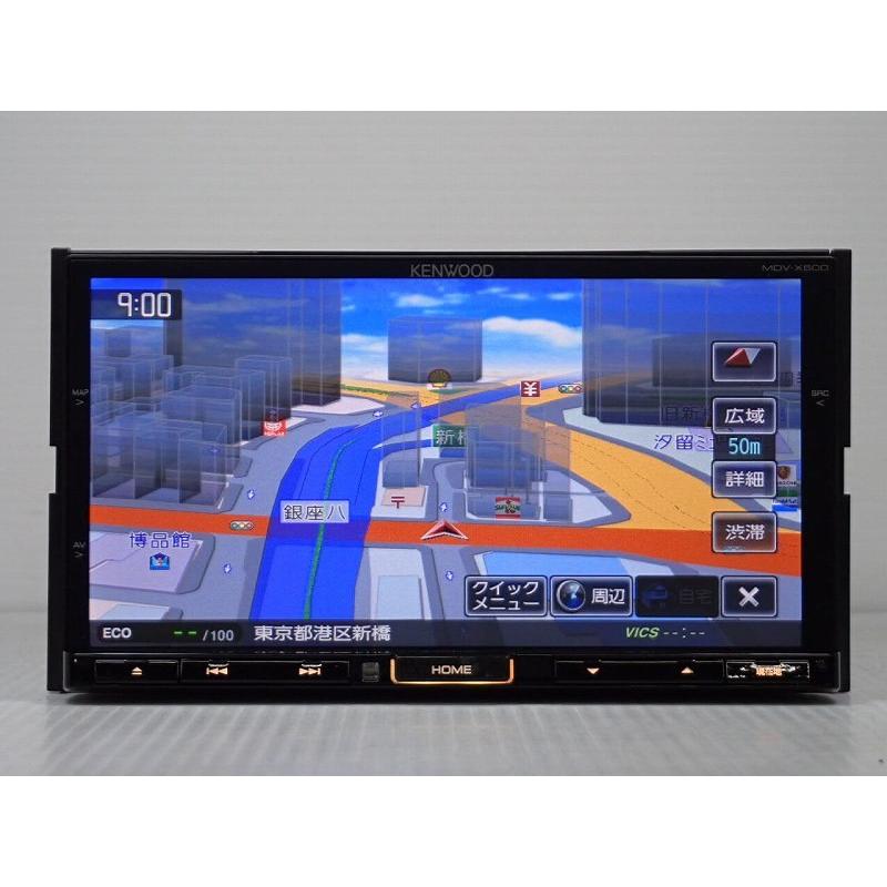 ケンウッド　フルセグナビ　MDV-X500R 地図データ2012 KENWOOD 彩速ナビ MDV-X500R マツダ 純正 型式 CA9K2 DVD再生