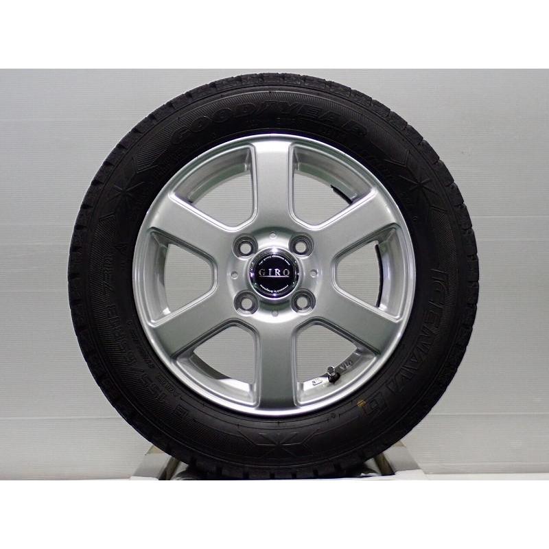 処分価格 中古 スタッドレスタイヤホイール 4本セット 155 65r13 グッドイヤー アイスナビ6 1345 45 4h100 ブリヂストン Giro 13インチ 国産 155 65 13 ジェームス リセールガレージ2 通販 Yahoo ショッピング