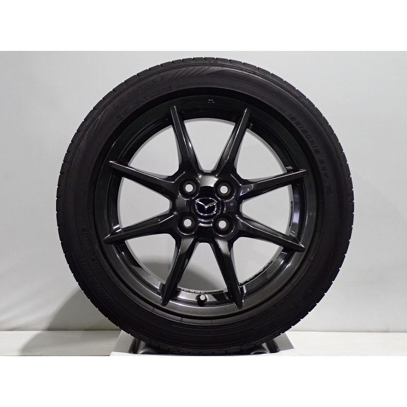 中古 195 50r16 ダンロップ ルマン5 1665 45 4h100 マツダ Nd系 ロードスター 16インチ 純正 195 50 16 サマータイヤホイール4本セット 夏タイヤ ジェームス ジェームス リセールガレージ2 通販 Yahoo ショッピング