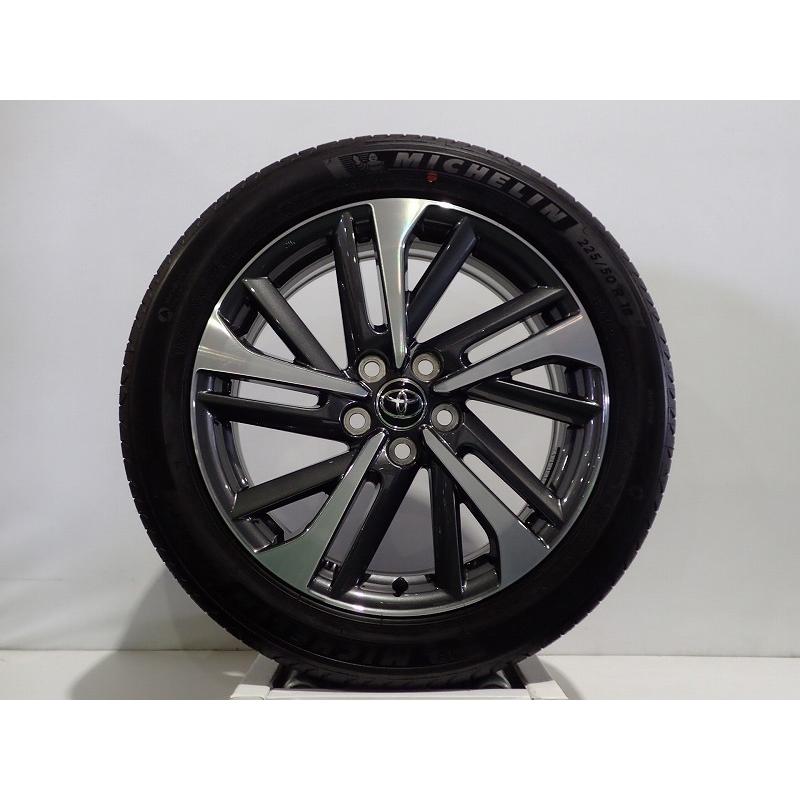 中古 225/50R18 サマータイヤホイール4本セット ミシュラン プライマシー4 1870+40-5H114.3 トヨタ10系 カローラクロス 18インチ 純正 ST｜jms-resalegarage｜02