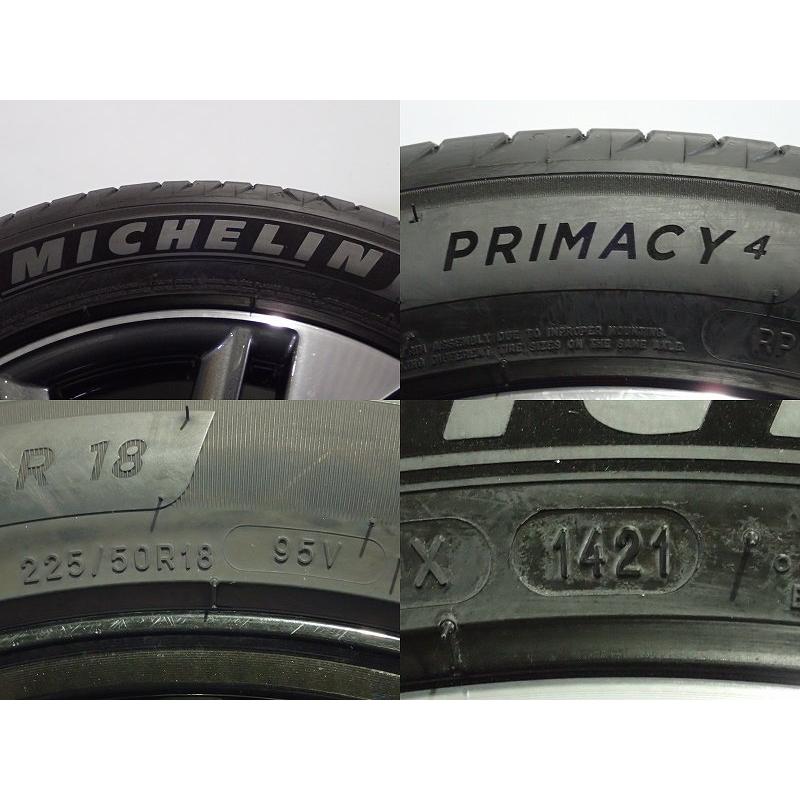 PRIMACY 中古 225/50R18 サマータイヤホイール4本セット ミシュラン  