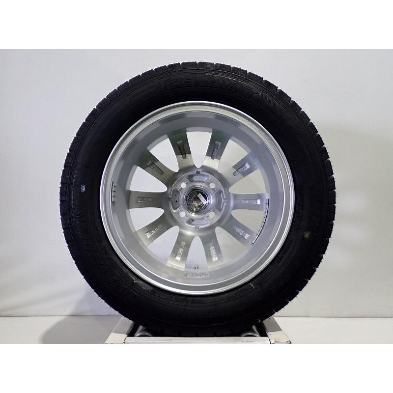 185/60R15 スタッドレスタイヤホイール4本セット グッドイヤー アイスナビ7 1555+42-4H100 ウェッズ ラブリオンRS01 15インチ アウトレット 185/60-15|jms-resalegarage|02