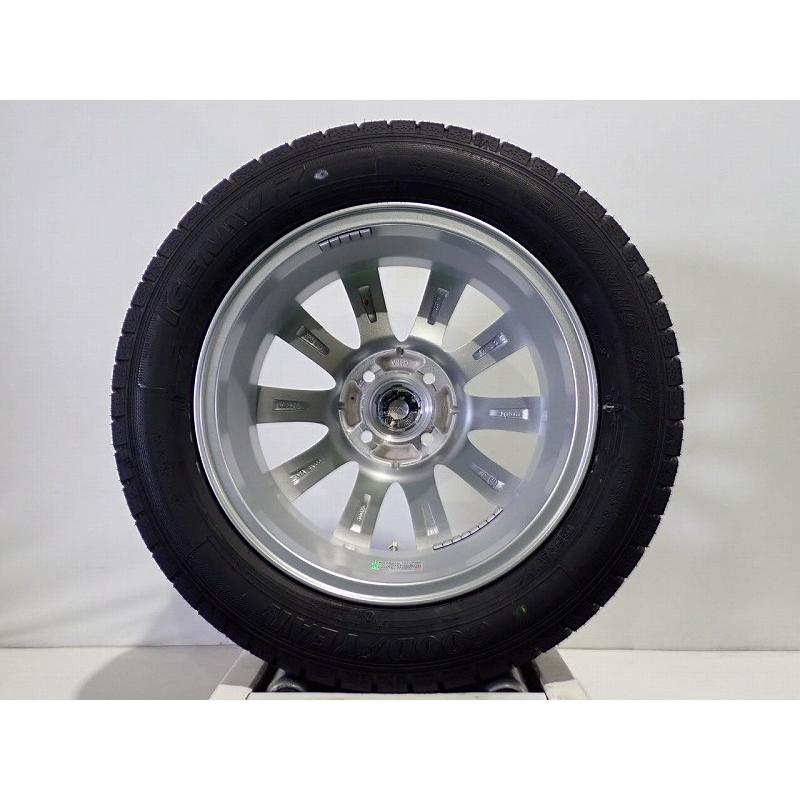 185/60R15 スタッドレスタイヤホイール4本セット グッドイヤー アイスナビ7 1555+42-4H100 ウェッズ ラブリオンRS01 15インチ アウトレット 185/60-15|jms-resalegarage|02