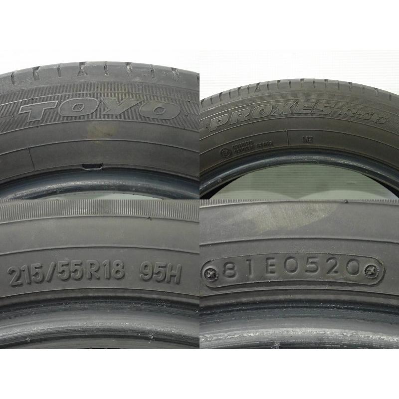 TOYO TIRES（トーヨータイヤ） 中古 215/55R18 サマータイヤ 2本セット 