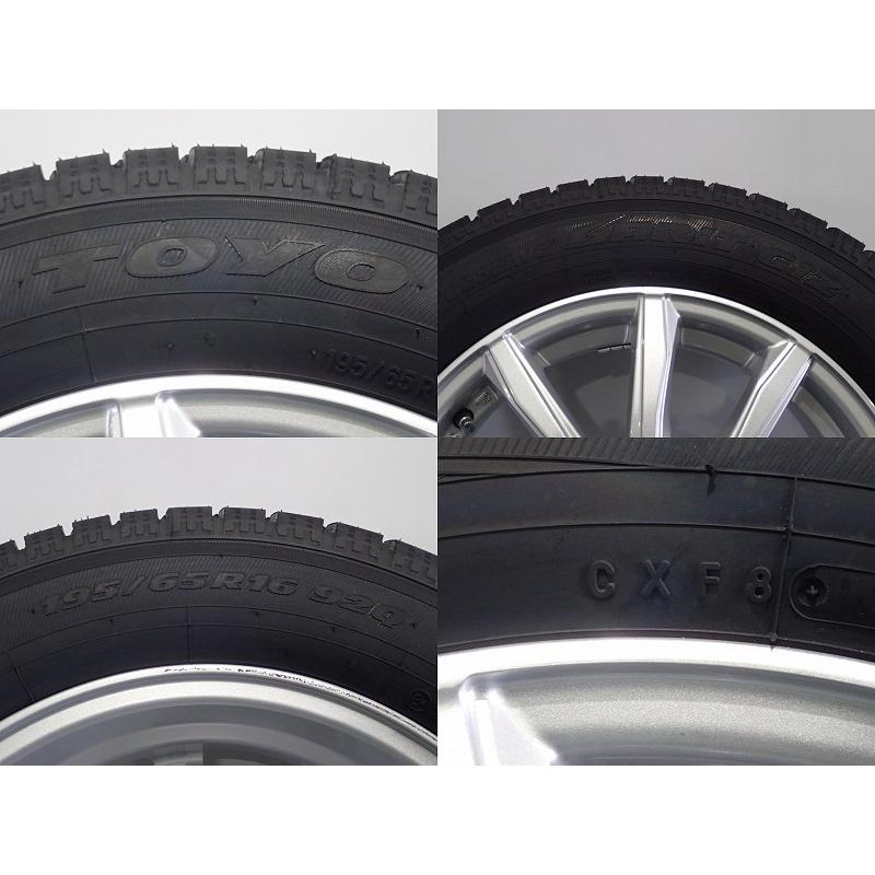 TOYO TIRES 195/65R16 スタッドレスタイヤホイール4本セット TOYO TIRES 195/65R16 スタッドレスタイヤホイール4本セット