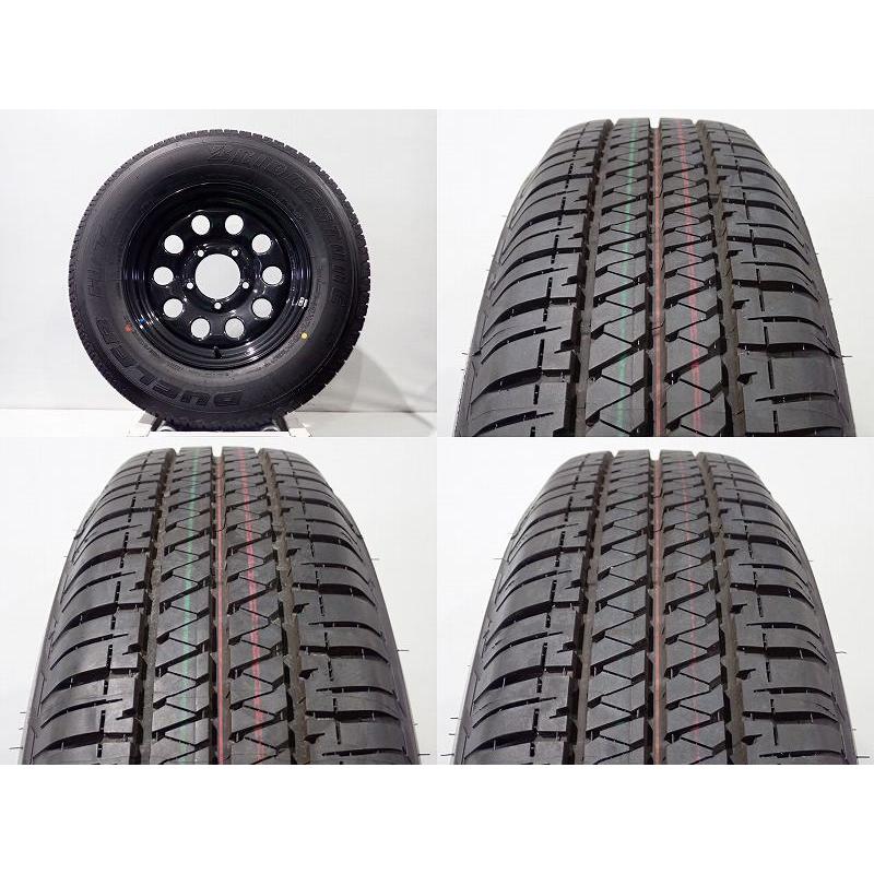 新車外し】ジムニーシエラ スペアタイヤ 鉄ホイール BridgeStone 195/80R15