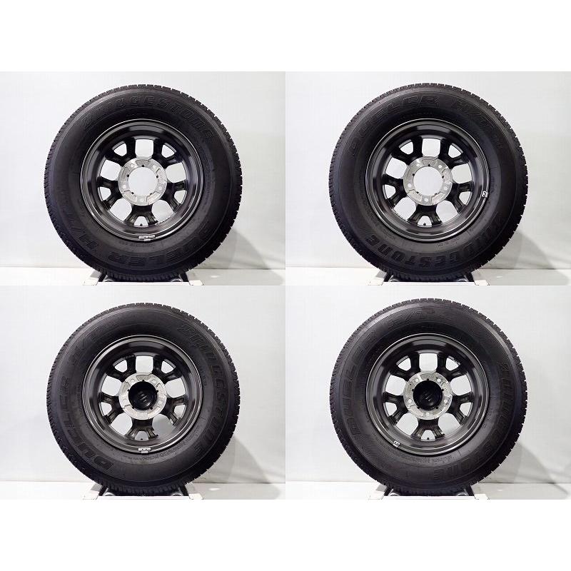 中古 195/80R15 サマータイヤホイール5本セット BS デューラーH/T684-2  