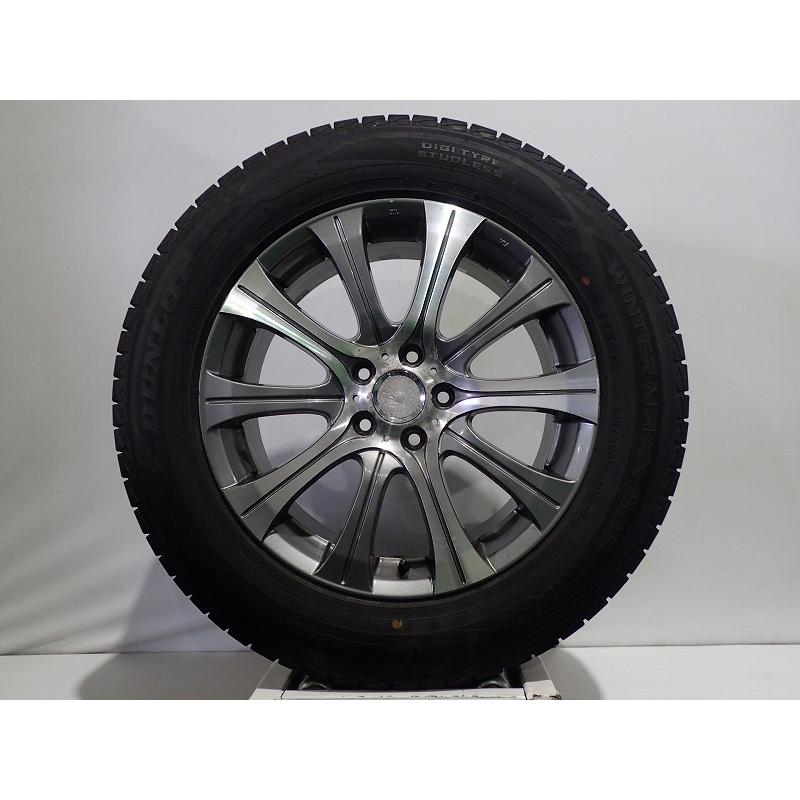 95×182 ヴィンテージマスタード　シノワズリ柄 DUNLOP CP50%OFF中古 225/65R18 スタッドレスタイヤ4本セット DL