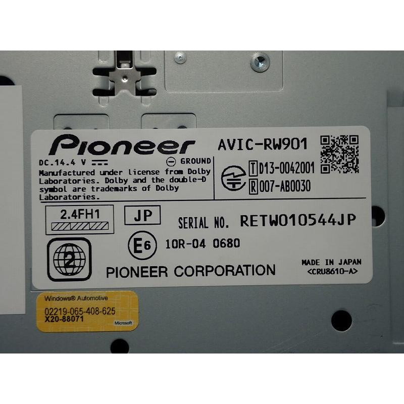 カロッツェリア 中古 カーナビ 7型 AVIC-RW901 ナビゲーション AVN